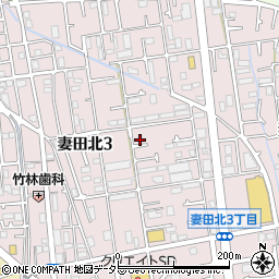 神奈川県厚木市妻田北3丁目16-35周辺の地図