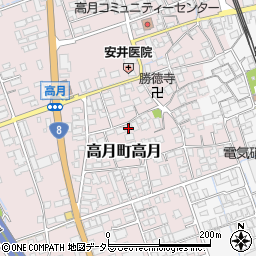 滋賀県長浜市高月町高月133周辺の地図