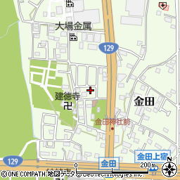 神奈川県厚木市金田184-10周辺の地図