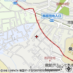 神奈川県横浜市旭区市沢町97周辺の地図