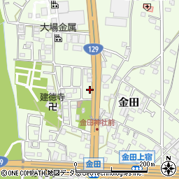 神奈川県厚木市金田184-19周辺の地図