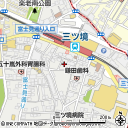 神奈川県横浜市瀬谷区三ツ境17-5周辺の地図