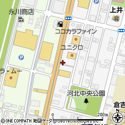 カレーハウスＣｏＣｏ壱番屋倉吉福庭店周辺の地図