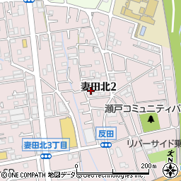 神奈川県厚木市妻田北2丁目17-8周辺の地図