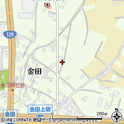 神奈川県厚木市金田535周辺の地図