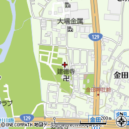 神奈川県厚木市金田261周辺の地図
