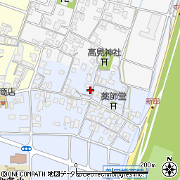 鳥取県倉吉市新田周辺の地図