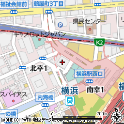 飛車角 横浜店周辺の地図