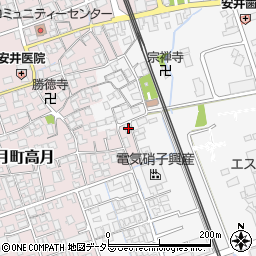 滋賀県長浜市高月町高月222-2周辺の地図
