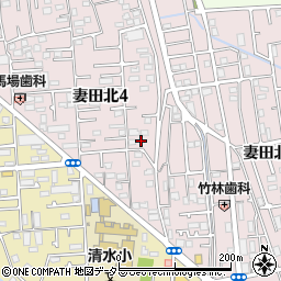 神奈川県厚木市妻田北4丁目5-6周辺の地図
