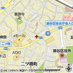 神奈川県横浜市瀬谷区二ツ橋町304周辺の地図