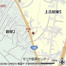株式会社パナホーム山梨富士吉田オフィス周辺の地図