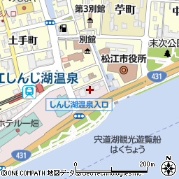 島根県松江市千鳥町12周辺の地図