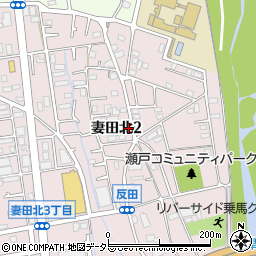 神奈川県厚木市妻田北2丁目17-51周辺の地図