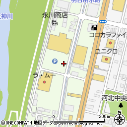 鳥取県倉吉市河北町周辺の地図