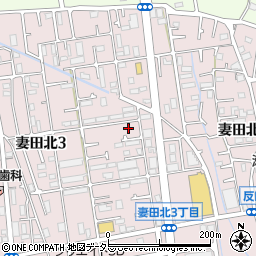 神奈川県厚木市妻田北3丁目16-45周辺の地図