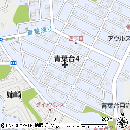 千葉県市原市青葉台4丁目19周辺の地図