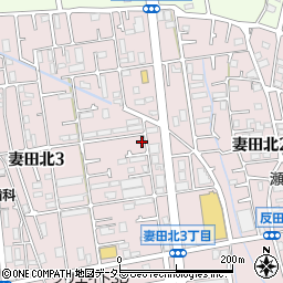 神奈川県厚木市妻田北3丁目16-47周辺の地図