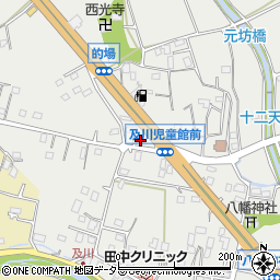 神奈川県厚木市及川535周辺の地図