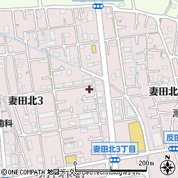 神奈川県厚木市妻田北3丁目16-46周辺の地図