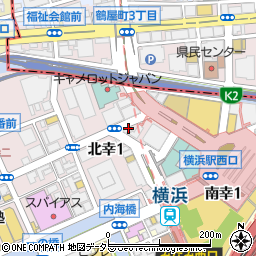 横浜信用金庫横浜西口支店周辺の地図