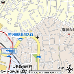 神奈川ガラスステーション周辺の地図