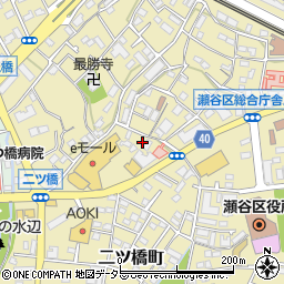 神奈川県横浜市瀬谷区二ツ橋町305周辺の地図