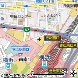 カメラのキタムラ横浜モアーズ店周辺の地図