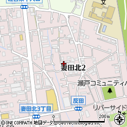 神奈川県厚木市妻田北2丁目17-11周辺の地図