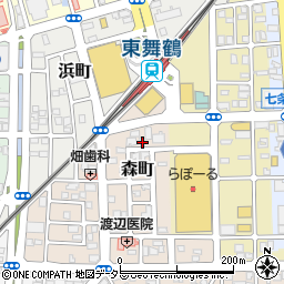 京都府舞鶴市森町13-5周辺の地図