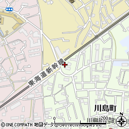神奈川県横浜市旭区川島町2077周辺の地図