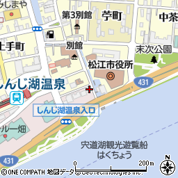 島根県松江市千鳥町8周辺の地図