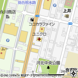 ユニクロ倉吉店周辺の地図