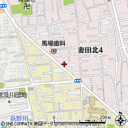 山本氷店周辺の地図