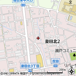 神奈川県厚木市妻田北2丁目15-12周辺の地図