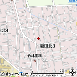 神奈川県厚木市妻田北3丁目21-25周辺の地図