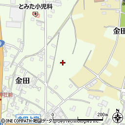 神奈川県厚木市金田596周辺の地図