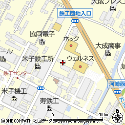 中国ニシリク株式会社米子営業所周辺の地図