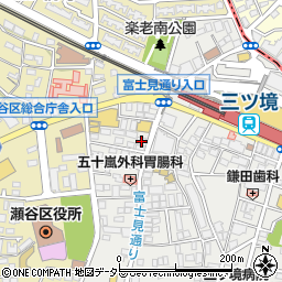 神奈川県横浜市瀬谷区三ツ境108-3周辺の地図