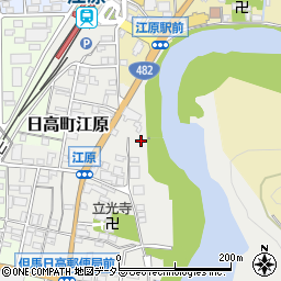 兵庫県豊岡市日高町江原周辺の地図