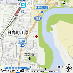 兵庫県豊岡市日高町江原周辺の地図