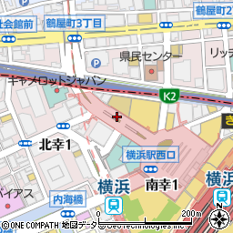 りそな銀行横浜駅西口地下街第２ ＡＴＭ周辺の地図