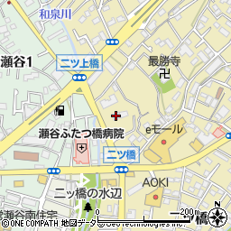 神奈川県横浜市瀬谷区二ツ橋町317-1周辺の地図