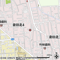 神奈川県厚木市妻田北4丁目5-53周辺の地図