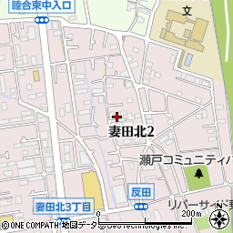 神奈川県厚木市妻田北2丁目17-15周辺の地図