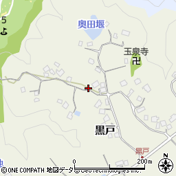千葉県茂原市黒戸周辺の地図