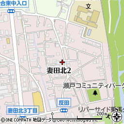 神奈川県厚木市妻田北2丁目17-47周辺の地図