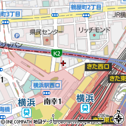 四十八漁場 エキニア横浜店周辺の地図