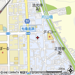 京都府舞鶴市北浜町周辺の地図