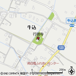 行徳寺周辺の地図